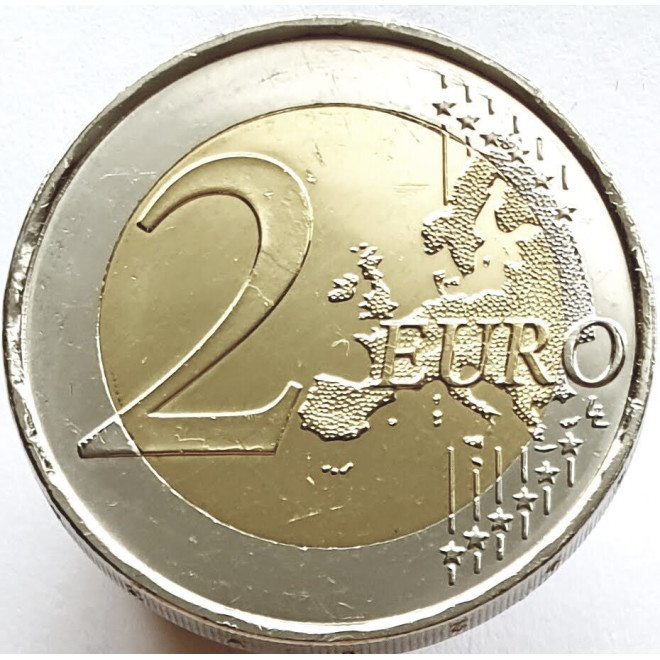 Rewers monety Hiszpania 2 euro 2014 UNESCO – park Güell