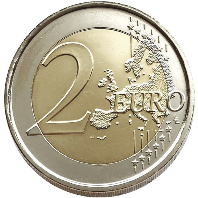 Rewers monety Hiszpania 2 euro 2012 UNESCO Katedra w Burgos