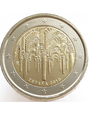 Awers monety 2 euro 2010 UNESCO Zabytkowe centrum Kordoby