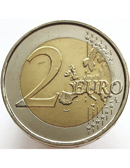 Rewers monety Hiszpania 2 euro 2007 50lecie Traktatu Rzymskiego Hiszpania