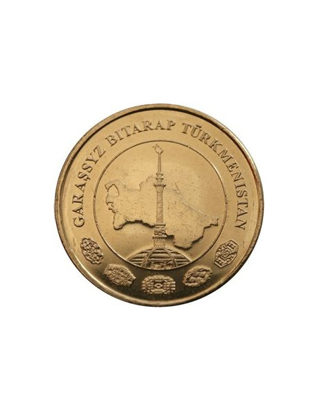 Awers monety Turkmenistan 10 Tenge 2009