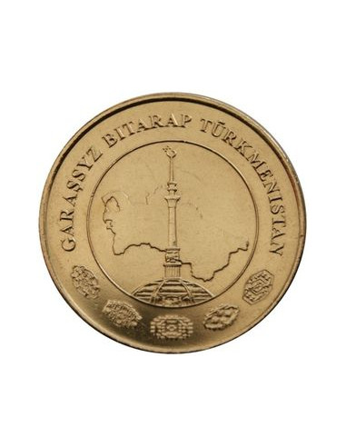 Awers monety Turkmenistan 50 Tenge 2009