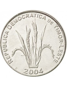 Awers monety Timor Wschodni 5 Centavo 2004