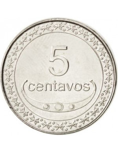 Awers monety Timor Wschodni 5 Centavo 2004 2