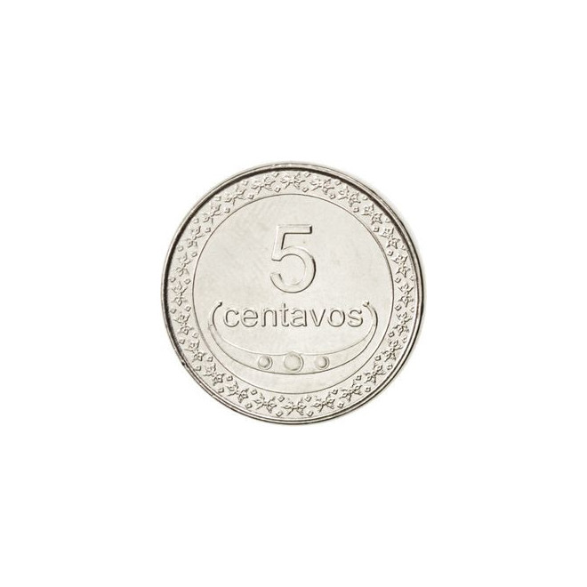 Rewers monety Timor Wschodni 5 Centavo 2004