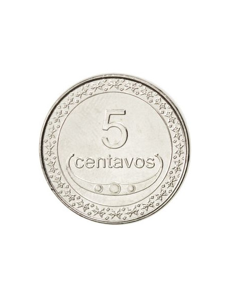 Rewers monety Timor Wschodni 5 Centavo 2004