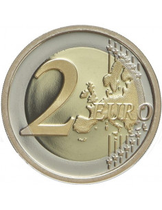 Awers monety Watykan 2 euro 2020 500 rocznica śmierci Raffaello Sanzio 2