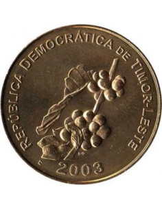Awers monety Timor Wschodni 50 Centavo 2003