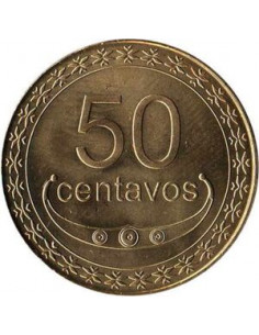 Awers monety Timor Wschodni 50 Centavo 2003 2