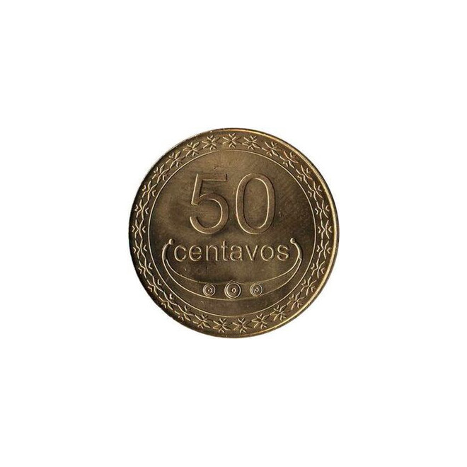 Rewers monety Timor Wschodni 50 Centavo 2003