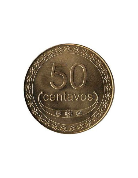 Rewers monety Timor Wschodni 50 Centavo 2003