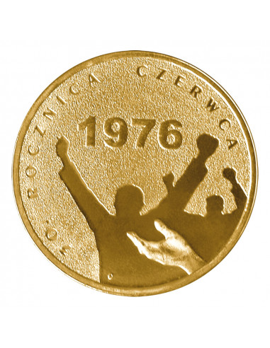 Awers monety 2 zł 2006 30. rocznica Czerwca ‘76