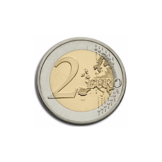 Rewers monety Watykan 2 euro 2017 Stulecie objawień fatimskich