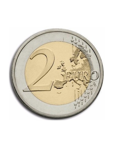 Rewers monety Watykan 2 euro 2017 Stulecie objawień fatimskich