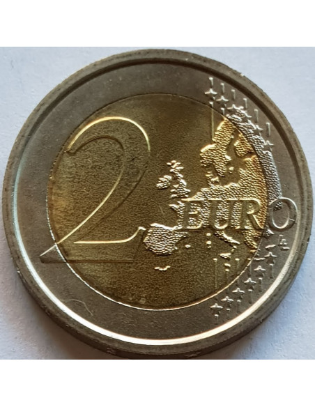 Rewers monety Watykan 2 euro 2012 VII Światowe Spotkanie Rodzin