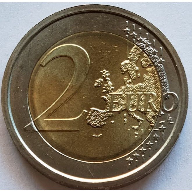 Rewers monety Watykan 2 euro 2011 XXVI Światowe Dni Młodzieży