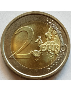 Awers monety Watykan 2 euro 2010 Rok Księży 2
