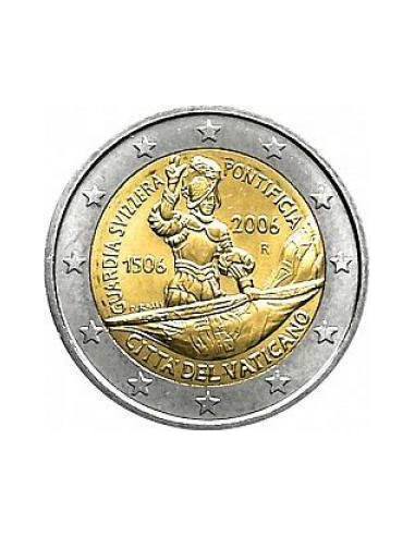 Awers monety 2 euro 2006 500lecie Gwardii Szwajcarskiej
