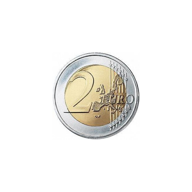 Rewers monety Watykan 2 euro 2004 75lecie istnienia Państwa Watykańskiego