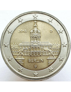 Awers monety Niemcy 2 euro 2018 Berlin