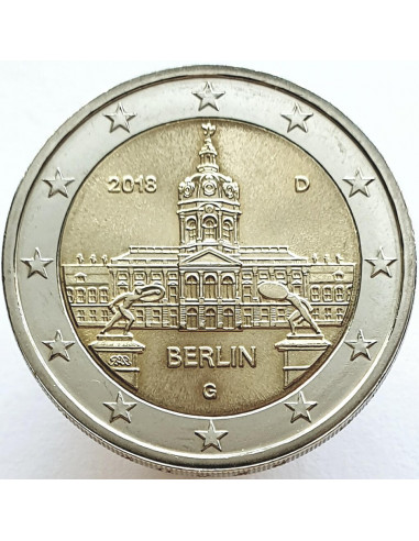 Awers monety Niemcy 2 euro 2018 Berlin