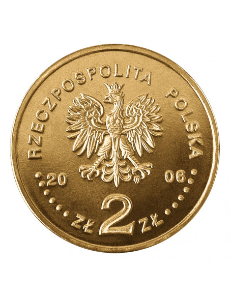 Rewers monety 2 zł 2006 Dzieje złotego: 10 zł z 1932 r.