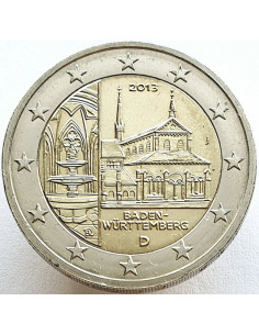 Awers monety Niemcy 2 euro 2013 BadeniaWirtembergia