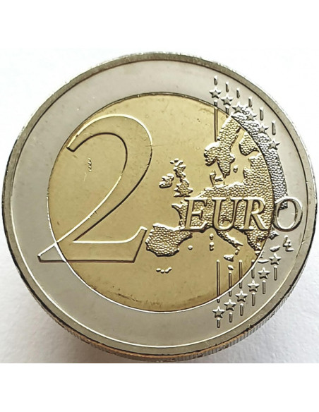 Rewers monety Niemcy 2 euro 2012 10lecie banknotów i monet euro Niemcy