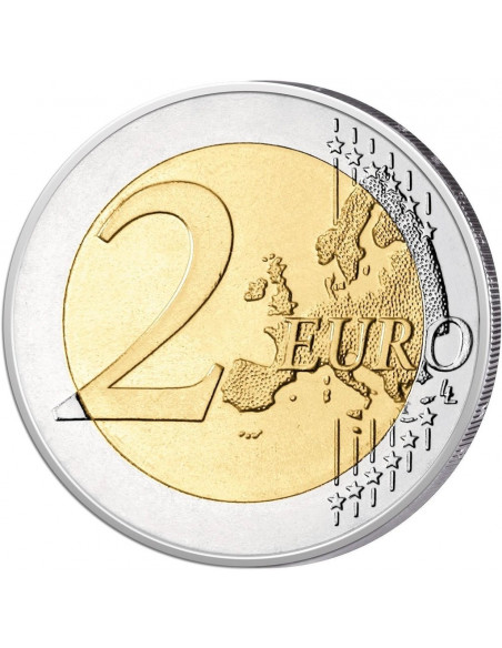 Rewers monety Niemcy 2 euro 2009 10lecie wprowadzenia systemu euro Niemcy