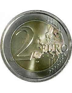 Awers monety Andora 2 euro 2020 50‑lecie powszechnych praw wyborczych dla kobiet 2