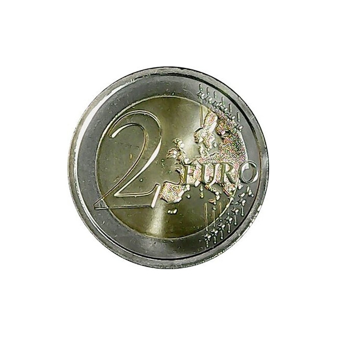 Rewers monety Andora 2 euro 2020 50‑lecie powszechnych praw wyborczych dla kobiet