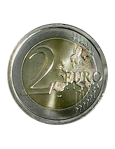 Rewers monety Andora 2 euro 2020 50‑lecie powszechnych praw wyborczych dla kobiet