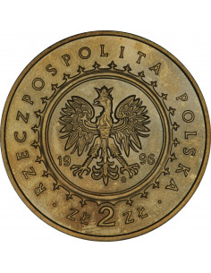 Awers monety 2 zł 1996 Zamki i pałace w Polsce: Zamek w Lidzbarku Warmińskim 2