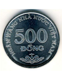 Awers monety Wietnam 500 Đồng 2003 2