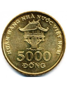 Awers monety Wietnam 5 000 Đồng 2003 2