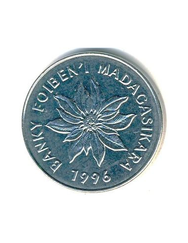 Awers monety 5 Franków ariar 1996