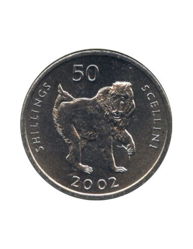 Awers monety 50 Szylingów 2002