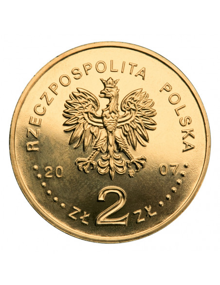 Rewers monety 2 zł 2007 125. rocznica urodzin Karola Szymanowskiego 18821937