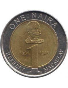 Awers monety Nigeria 1 Naira 2006 2