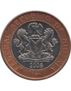 Awers monety Nigeria 2 Naira 2006
