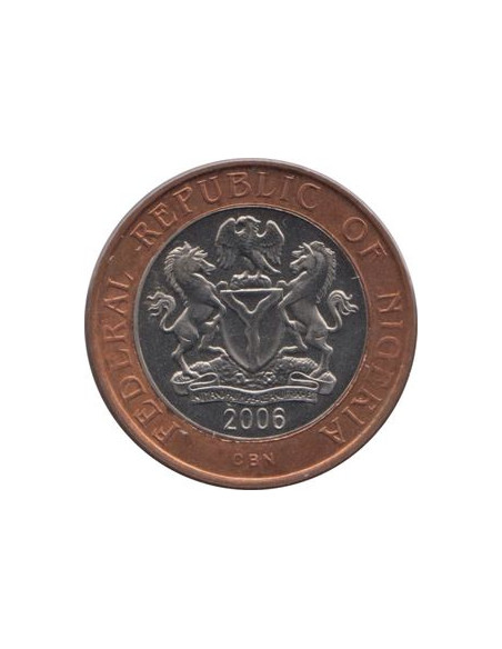 Awers monety Nigeria 2 Naira 2006