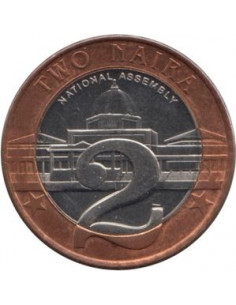 Awers monety Nigeria 2 Naira 2006 2