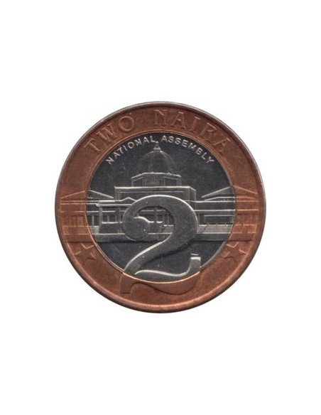 Rewers monety Nigeria 2 Naira 2006