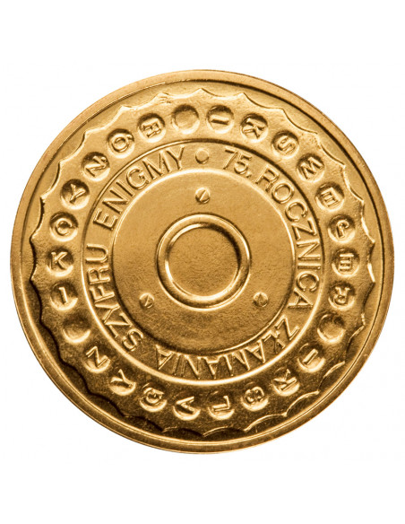 Awers monety 2 zł 2007 75. rocznica złamania szyfru Enigmy