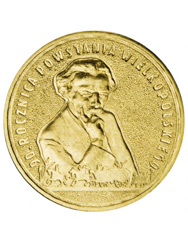 Awers monety 2 zł 2008 90. rocznica Powstania Wielkopolskiego