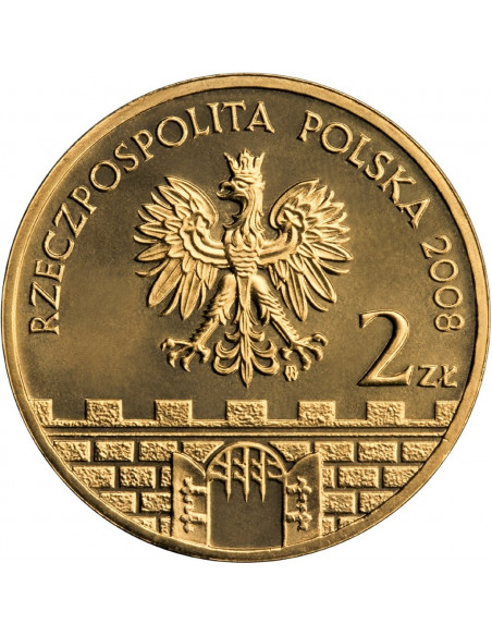 Rewers monety 2 zł 2008  Łowicz – woj. łódzkie