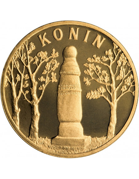 Awers monety 2 zł 2008 Konin – woj. wielkopolskie