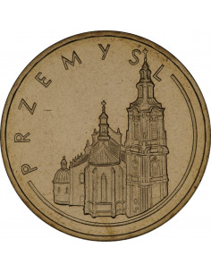 Awers monety 2 zł 2007 Przemyśl – woj. podkarpackie