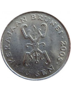 Awers monety Brunei 10 Sen 1994 2