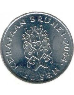 Awers monety Brunei 20 Sen 1994 2
